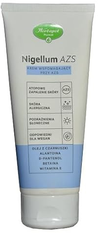 Spezielle Pflegecreme, trockene Haut, atopisches Ekzem, Psoriasis, 200g, Schwarzkümmelöl, Allantoin, D-Panthenol, Betain, Neurodermitis, Juckreiz Dermatitis Hautallergie Hautauschlag salbe Nigellum
