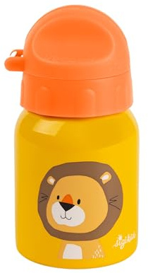 SIGIKID 25115 Trinkflasche Löwe Forest Kinderflasche Mädchen und Jungen Accessoires empfohlen ab 3 Jahren gelb 250ml