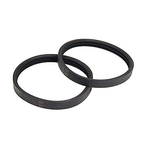 DSAINT 2 Stück Elektrohobel Antriebsriemen Gummi 3PJ Keilriemen for Black Decker KW712 TYP 1 / TYP 2