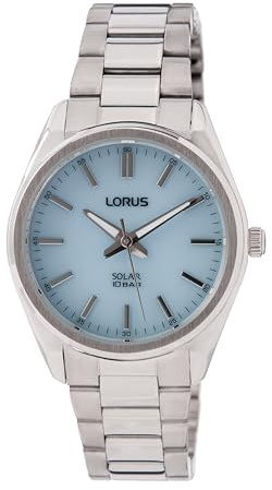 Lorus Montre à Quartz analogique pour Femme avec Bracelet en métal RY511AX9 Bleu, Bleu, Classique
