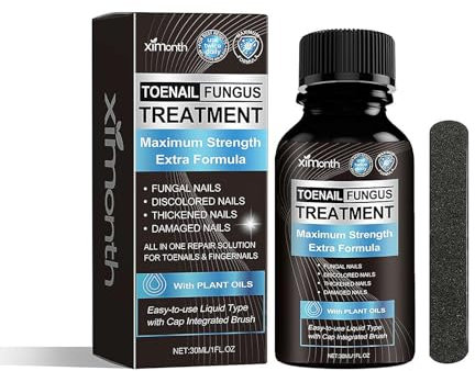 Toenail Fungus Treatment, Nail Fungus Treatment for Toenail, Toe Nail Fungus Treatment Extra Strength for Woman and Man, Nail Fungus Treatment 60ML