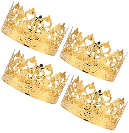 Cabilock 4pièces Élégantes Pour Gâteaux Décorations Métalliques Pour Et Accessoires De Gâteau Thème De Fées