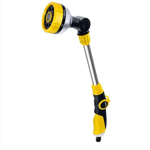 HLJMRD 48cm Long Reach Sprayer,Hose Pipe Spray Gun,Watering Lance for Garden Hose with Quick-Connect, 8 Adjustable Modes for Lawn Irrigation, Showering Pets & Rinsing Dirt Off Cars
