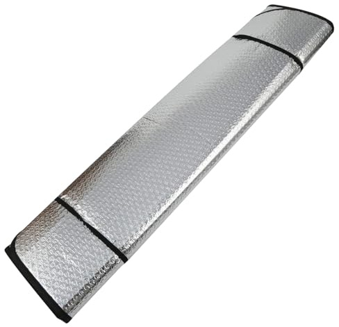 Genérico Parasol Plegable para Parabrisas de Camión, 220x80cm, Protección Solar, Universal Fit