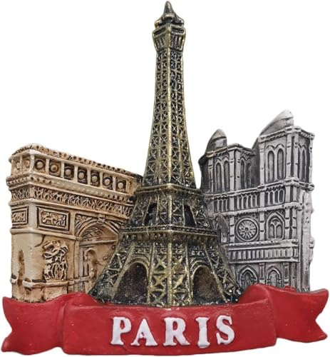 Paris Frankreich 3D-Turm-Kühlschrankmagnet, Touristensouvenirs, Kunstharz, magnetische Aufkleber, Kühlschrankmagnet, Heim- und Küchendekoration, Küchenzubehör