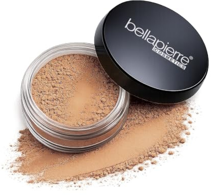 bellapierre Mineral Foundation SPF 15 – Lose Pudergrundierung | Veganes und tierversuchsfreies natürliches Make-up | Mattes Finish | Hypoallergen | Frei von Öl und Talk – 9 Gramm - Café