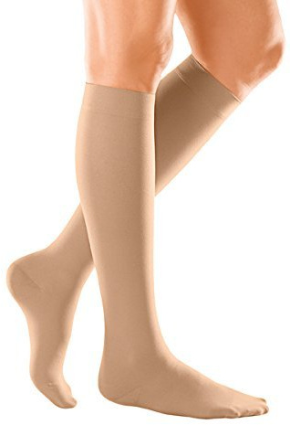 medi Duomed Soft (BS CCL 1) Compression Stockings Below Knee Closed Toe Beige Large