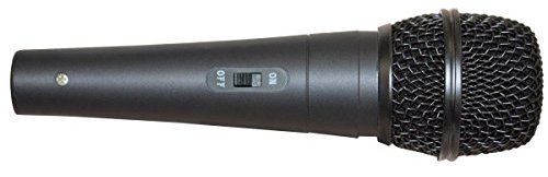 Soundlab Vocal Dynamic Switched Metal Microphone With Xlr-Xlr Lead Black