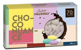 Confetti MAXTRIS CHOCO NUANCE colore AVORIO cioccolato fondente 1 KG