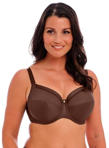 Fantasie Fusion Underwire Side Support Bra Soutien-Gorge à Couverture Totale, Mat, Café rôti, 70G Femmes