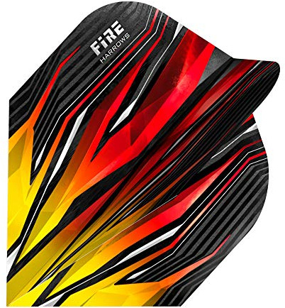 Harrows Extra starke Dart Flights – 5er-Set – insgesamt 15 Dart-Flights (Flamme, Standard)