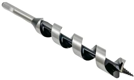 YOKOCUT Auger Drill Bit For Wood, Hex Shank Ship Auger Long Drill Bit For Soft & Hard Wood, Plastic, Drywall (25mm x 230mm)