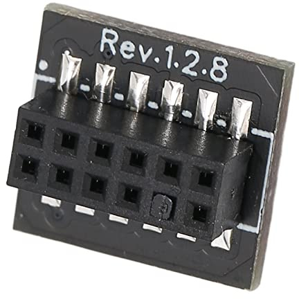 TPM-2.0-Modul, 12-poliges SPI-Modul Breite Kompatibilität 12-polig für PC für Mainboard für Computer