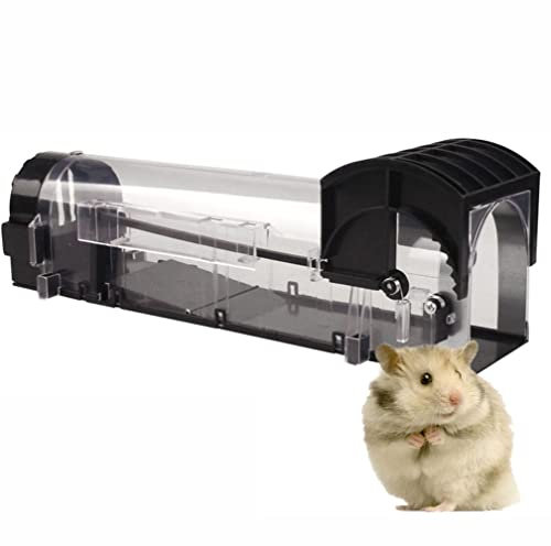 ZZDZW Schlagfallen Mausefalle Lebend Lebendfalle Für Mäuse Und Ratten - Tierfreundliche Alternative Zu Schlagfallen Und Gift - Extra Sensibler Auslösemechanismus Transparent Automatische