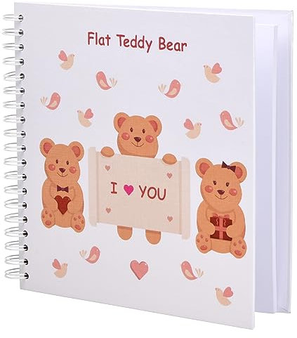 Bebé Libro De Memoria Diario álbumes de Fotos de Bebé, Diario de Embarazo de Recuerdo Libro de Memoria para Grabar el Hito del Bebé, 25.4 * 25.4cm