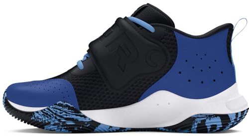 Under Armour Unisex Grade School Zone Basketball 2, (005) Black/Tech Blue/Horizon Blue, 5, US