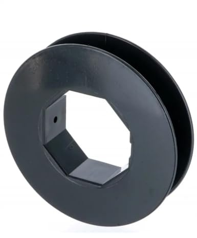 cyclingcolors Gurtscheibe Achtkant-Stahlwelle rollladengurt 12-15mm Welle Rollladen Rolladen Schnurscheibe SW40 40mm, Ø 85mm