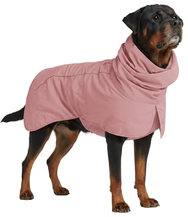 Spark Paws Hunderegenmantel, wasserdichte Winddichte Regenjacke | Für kleine, mittlere, große und extra große Hunde, reflektierend, atmungsaktiv, mit vollständigem Körperschutz