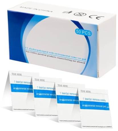 OOTDAY Lingettes dissolvantes pour vernis à ongles - Sans cruauté - Convient pour les ongles en acrylique, gel platine et gel, Lot de 50