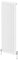 Radiatore Termosifone a 3 Colonne 1800mm x 472mm Moderno Centralizzato Bianco in Acciaio Inox Verticale a Parete Cucina Soggiorno Bagno Kit di Fissaggio e Spazzola Inclusi