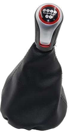 Schaltsack Schaltmanschette Für VW Für Fox 2005 5 Gang Auto Schalthebel Schaltknauf Getriebe Griff Schalthebel Knopf Schaltkopf (Farbe : Type 8)