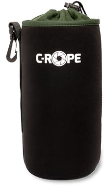 C-Rope Neopren Objektivbeutel mit Fleece-Fütterung, Objektivköcher für Objektive und Kamerazubehör, Größe XL