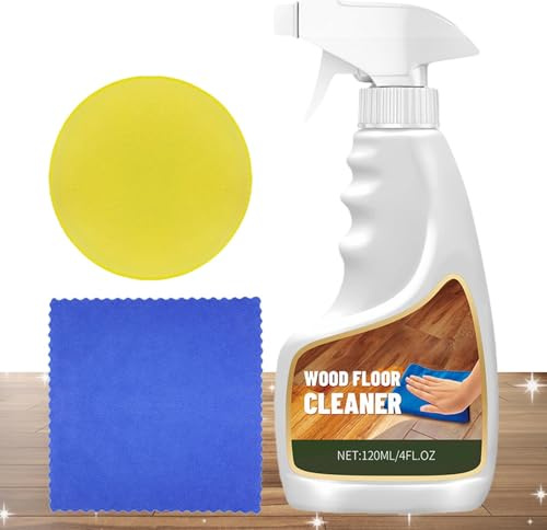 Youding Reinigungsspray für Parkettböden, Reinigungsmittel für Parkett – leistungsstarkes Reinigungsspray für Böden mit 120 ml | flüssiges Reinigungsmittel, Lufterfrischer-Spray, mit Schwamm und