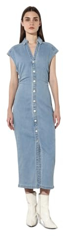 ONLY Onlbabe Capsleeve Midi Dress Dnm Onlbabe - Vestido de Manga Corta para Mujer Mujer (Pack de 1)