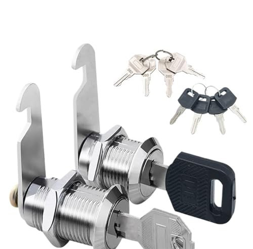 5/20 set Interruttore a chiave rotante in metallo Pulsante di blocco Interruttore Cilindro di bloccaggio Armadietto di sicurezza Armadietto 16mm 20mm 25mm 30mm 35mm 1 pz(Different key 35mm,20 Sets)