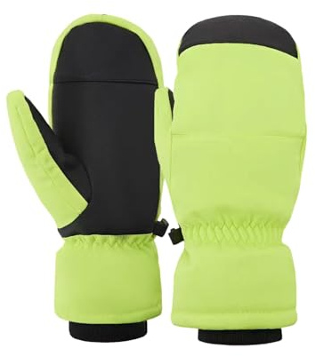 Factorys Winterhandschuhe Herren Damen, Wasserdicht Fausthandschuhe Winter Warm Fäustlinge, Thermo Winterhandschuhe Skihandschuhe Touchscreen Snowboard Handschuh