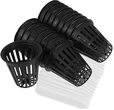 Toddmomy Cesta De Control De Raíces Maceta De Hidropónica Cuenco De Transpirable para Plantas De Plástico Resistente con Ranuras para Taza De Canasta Hidropónica para y Jardín