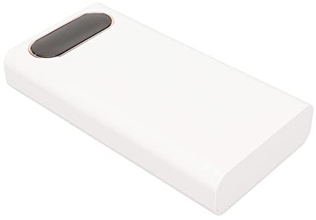JUROUPI 22.5W Casella di Alimentazione Fai -da -te a Ricarica Rapida 6x21700 Caricatore Batteria Case Esterno Guscio di Plastica White Power Bank Shell