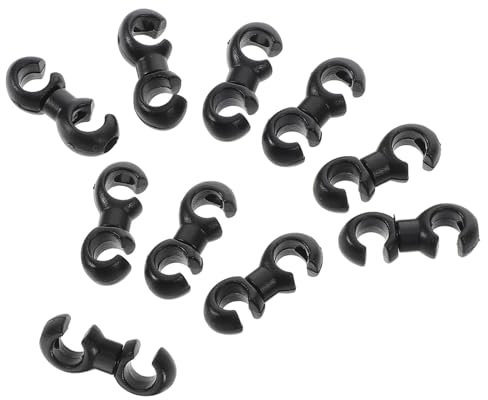 NULYLU 10pcs Bike Cable Clips Road Bicycle Brake Wire Management Cable Clips Cycling Buckle Shift Bike Brake Clamp
