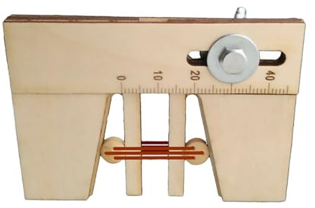 HONITANO Outil Amarrage Bois pour Maquettes De Voiliers Mini Outil Polyvalent Léger avec Échelle Intégrée pour Construction De Modèles Compatible Kit Maquette Bateau Bois