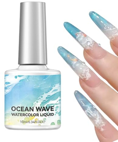 Gel per unghie con vernice effetto sfumato | Vernice per unghie 10 ml,smalto mare - per salone, donne, uomini, giovani, feste, matrimoni, viaggi quotidiani
