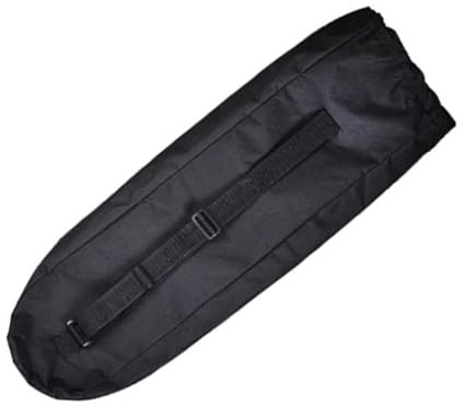 ibasenice Skateboardtragetasche aus Oxfordstoff, Leicht, Schwarz | Einzelne Schultertasche, für Tanzbrett und Driftboard, 600d Ausführung, Schutz und Transport