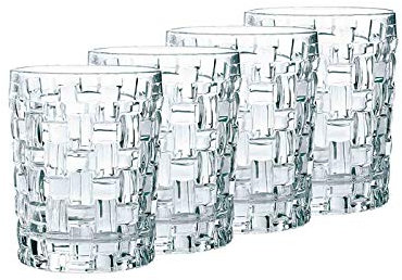Nachtmann Spiegelau 92076 - Set di 4 Bicchieri da Whisky, Bossa Nova