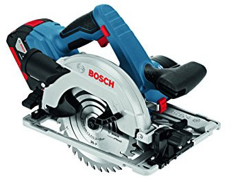Bosch Professional 06016A2170 Gks 18 V-57 G (2 x 5.0 Ah, Gal 1880, L-Boxx), Blue