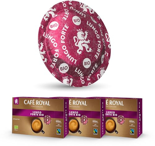 Café en Dosettes - Café Royal Pro | 3 x 50 - Compatibles avec les Machines à café Nespresso®* Professional - Saveur Lungo Forte BIO