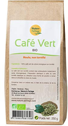 Café vert bio en poudre – 250 g