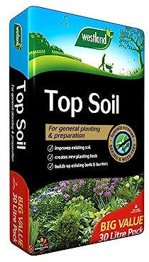 30L Top Soil - Gardening Soils for Outdoor and Indoor Planting - Small to Large Plants - Promotes Rooting and Healthy Growth - Blended To Support Plant Health