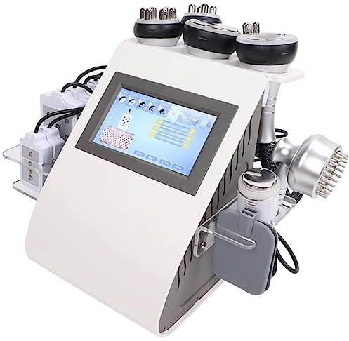 RWRAPS 9 in 1 Cavitation Machine Professional Skin Lift Radio Frequency Massager Multipolar Vacuum Reduction Device for Arm, Waist, Thigh, Hip, Leg, 40K Cavitation Machine