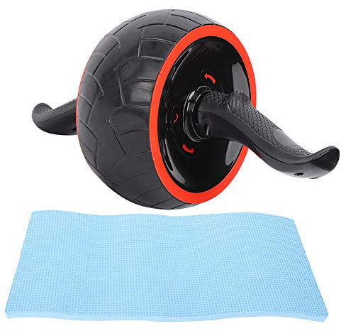 NDNCZDHC Roller Wheel, Tragbarer Rad-Bauchtrainer-Roller Mit Abnehmbaren Griffen Für Fitness Und Outdoor-Übungen