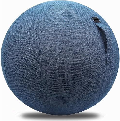 HENXUE Gymnastikball-Abdeckung 55 cm, 65 cm, 75 cm, Yoga-Ball-Abdeckung Mit Griff, Sitzball-Stuhl-Schutz, Schweizer Ball-Abdeckung Für Mehrzweck-Einsatz,004,55CM