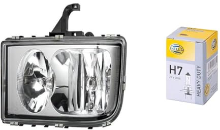 Halogen-Hauptscheinwerfer - für u.a. Mercedes-Benz Axor II - ECE - für Linksverkehr - rechts & Halogen-Glühlampe -