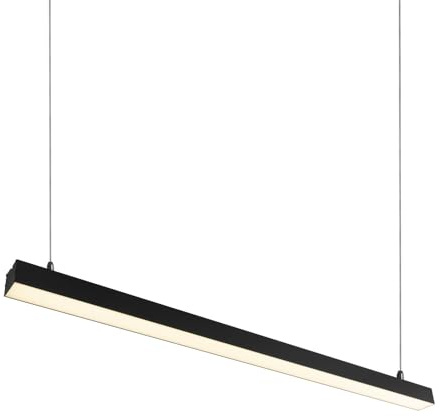 Luminaria Lineal LED Philips 2835 150Cm 50W 2700ºK IP40 Acabado Negro [1916-NSLNL1500MM-P-WW] | Greenice