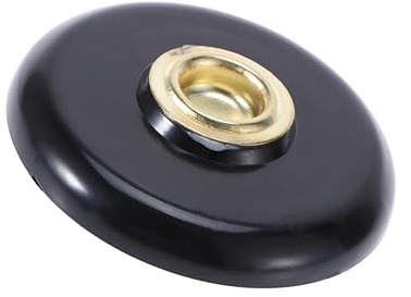 GOOHOCHY Cello Stopp aus Kunststoff Schwarz Runde Form Schützt Böden Belägen Passender Endstifthalter für Cello und Kontrabass