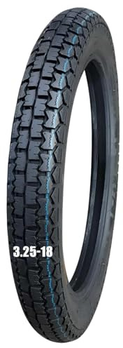 3.25-18 Bike Tire, 62P Load Index, 300KPA Air Pressure, Inner Tube Type, 1 PC, for Cruiser, Chopper, Vintage Motorcycles