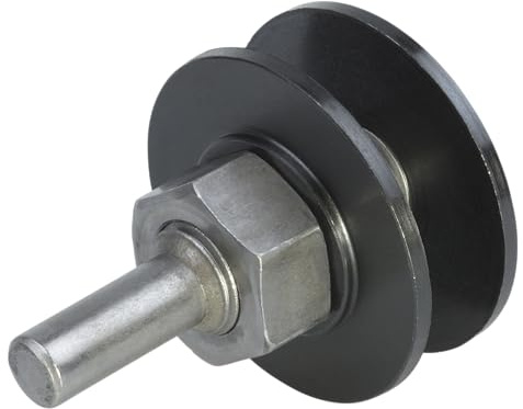 wolfcraft Vástago para discos con agujero de 22,2 y 13 mm I 2139000 I Para una óptima concentricidad de discos de lijar y pulir sin vástago