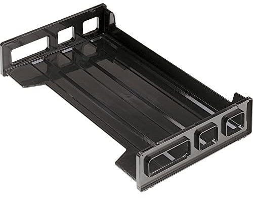 Officemate International Corp. 21102 Schreibtischablage, seitlich, stapelbar, 41,6 x 22,9 x 6,1 cm, Schwarz